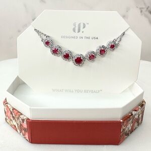 Bomb Party July Birthday Collection Ruby Necklace RBP7733 NWT